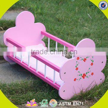 Hot Sale Wooden Baby Crib New Design Comfortable Swing Baby Crib/Baby Rocking Cradle WJ278012A photo-2