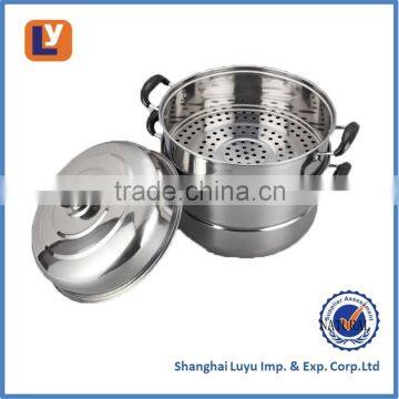 Stainless Steel Steamer Pot Food Steamer 2 Layer photo-2