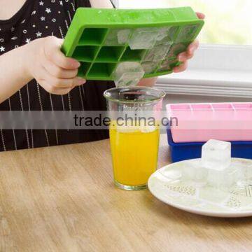 Summber Ice Cube Tools 6 Cavity Silicone Square Ice Cube Tray photo-3