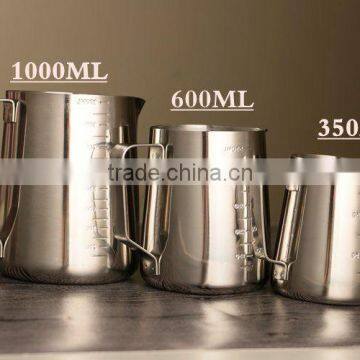 Kitchen Stainless Steel Measuring Cup Milk Frothing Jug Classic Creamer Pitcher photo-5