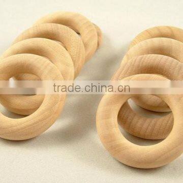 Wooden rings Unfinished Wood round Shapes