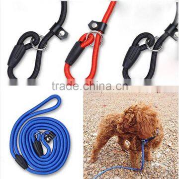 1pc Dog Puppy Cat Adjustable Nylon Harness with Lead leash Pet Training Fleible Harness P Chain Rope Strong Nylon