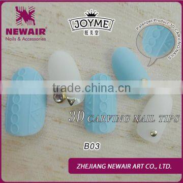 New 2016 Product Idea Artificial Fingernails Full Cover Abs Fake Nails Korea Nail Art photo-3