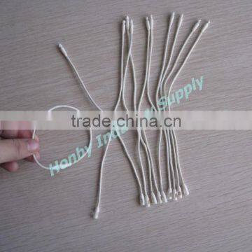 Permanent Loop Lock Bullet Lock 19cm Wax Cotton Hang Tag String