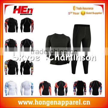 Sublimation custom printed mens rash guard