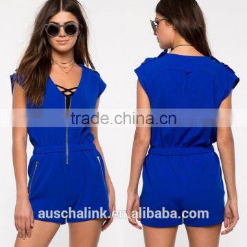 Best Selling Zip Utility Women Romper Wholesale OEM Service photo-6