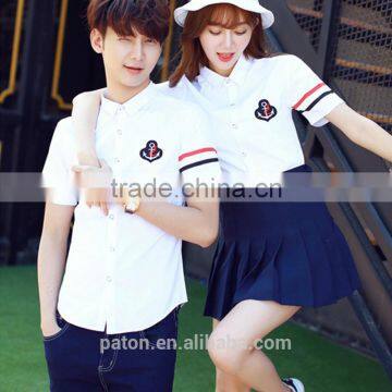Fantasy Girls And Boys Summer High School Uniform Costume photo-3