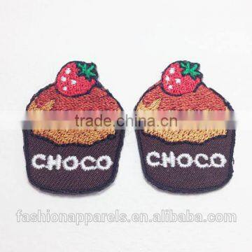 Custom High Quality Embroidered Creative Food Patch for Clothes Embroidery Patch Made in China Choose Size/color photo-4