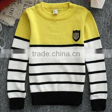 Knitted Sweaters For Babies Striped Sweaters Casual O-neck Sweaters photo-2