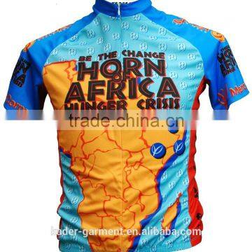 Biking Mens Short Sleeve Full Sublimation Print T-shirt Map &Slogan Sports Uniform