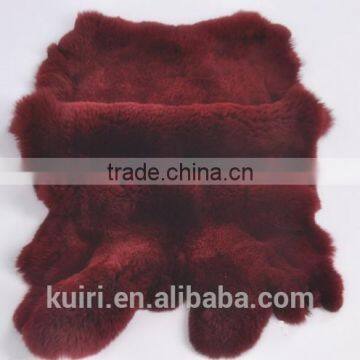 Dyed Colour Fur Manufacturers Selling Customized Dyeing Rex Rabbit Fur Skin