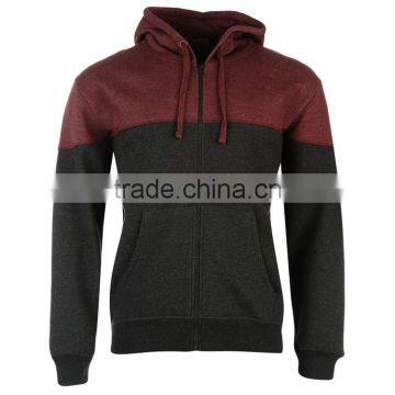 Factory Custom Two Color Plain Cotton Hoodie photo-5