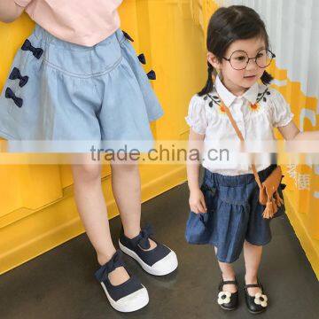 S16934A Children's Cheap Jean Lovely Soft Kids Shorts photo-2