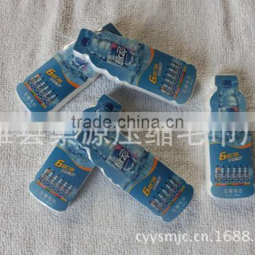 Promotion Gift Hotel Compressed Towel pulsating bottle compressed towel factory compressed towel