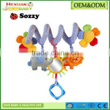 baby bed hanging toy/Kids twisty toy/Funny Spiral Stroller Toy