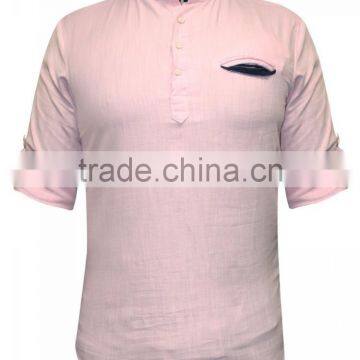 " Light Pink Casual Shirt " photo-6