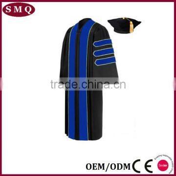 Wholesale High Quality Academic Robes Doctoral Graduation Gown photo-5