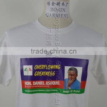 Chian Factory Custom Cotton Election T-shirts Export to Africa photo-2