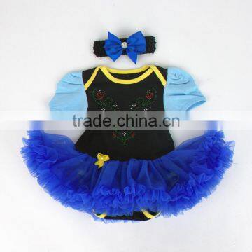 Wholesale Princess Anna Organic Cotton Baby Tutu Romper