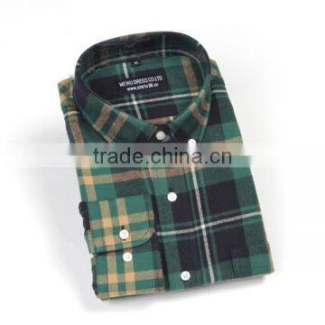 Latest Fashion Design Mens Casual Dress Multi Plaids Flannel Warm Shirts photo-4