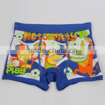 modal dark blue japanese children model underwear with cartoon logo