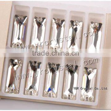 White Clear Crystal Beads Sew on Beads for Wedding Dress photo-5