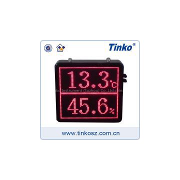 Tinko red led digital wall clock for warehouse