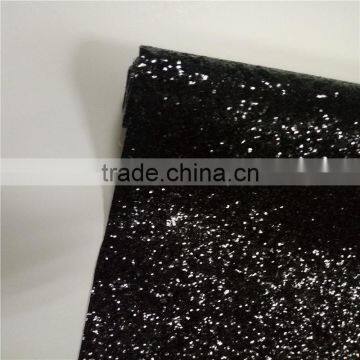 Glitter wedding decor fabric flower sew on appliques for bridal