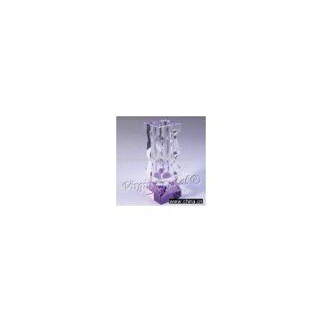 Crystal Flower Vase; Crystal Crafts; Glassware