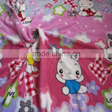 Printed Coral Fleece Fabric -for Blankets