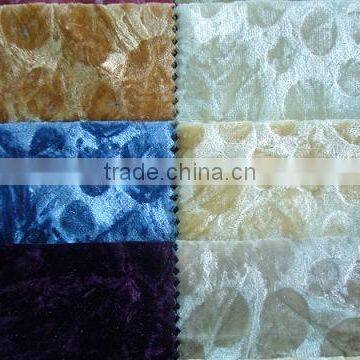 polyester woven velvet fabric/sofa fabric