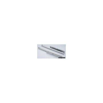 2-fold drawer slide with soft-closing