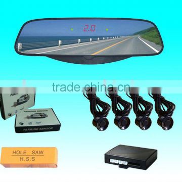 Mini LED Display Parking Sensor Car Rear Mirror