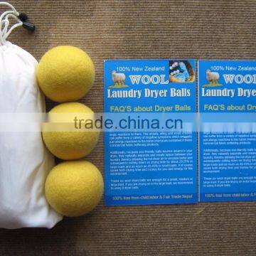New Zealand Sheep Color Wool Felted Dryer Balls/eco-friendly Felt Dryer Balls photo-4