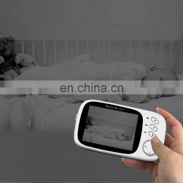 New Arrival 3.2 Inch Wireless Baby Monitor Digital Screen Smart Camera Support Night Vision Intercom Temperature Showing and l photo-6