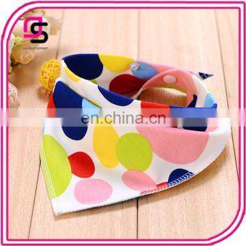 Hot selling wholesale high quality baby double cotton bandana bibs