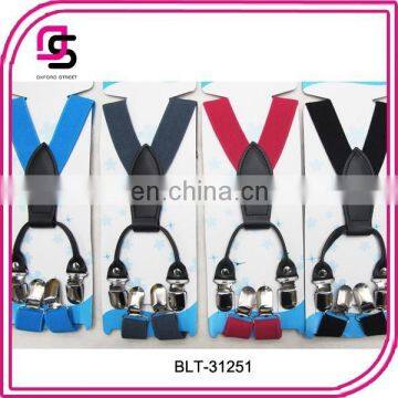 Children solid colour suspender love suspender baby suspender