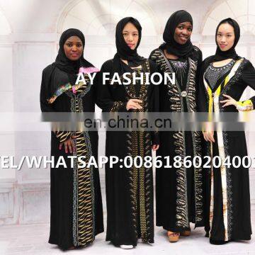 Arabic Front Middle Zipper Abaya Kaftan Designs photo-6