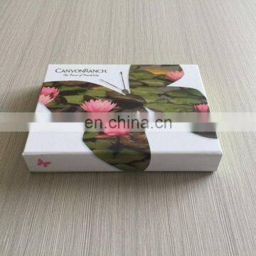 High quality hot sale in USA magnet closure style faux silk invitation boxes