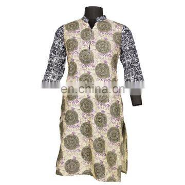 WHEEL PRINTED BASE WITH CHIKOO COLOR #WITH BLACK & WHITE PRINTED SLEEVE