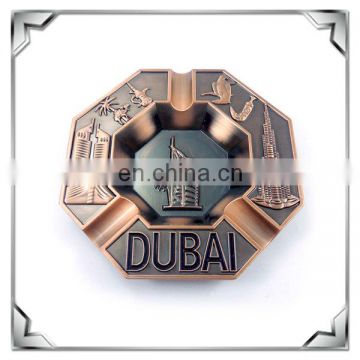 Dubai tourist souvenir metal ashtray