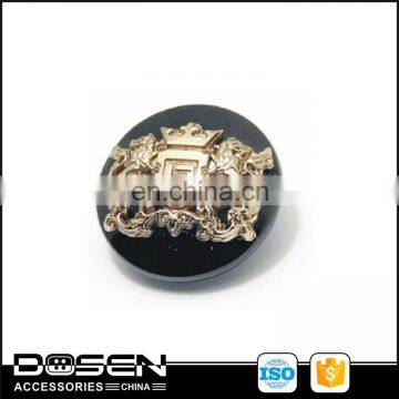 Dry cleaning high quality engraved gold tone metal logo button sewing machine suppliers by china.