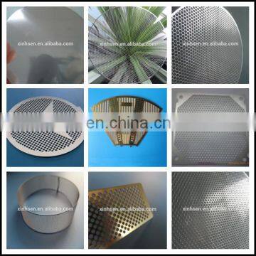 Custom photo chemical etching stainless steel filter mesh plates