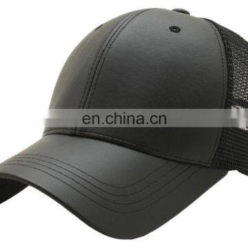 Baseball Cap Leather Lambskin Precurved Bill Snapback 'Baseball Cap photo-4