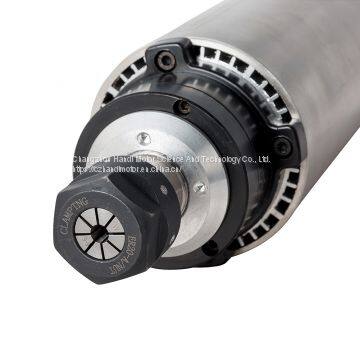 High Speed Electric Spindle Motor for CNC Machines 80*1.5kw ER11 Air Cooling Spindle Motor photo-2