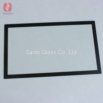 Custom anti glare AG anti glare tempered glass 0.55-3.0 mm for Industrial  8” Touch Screen Navigation