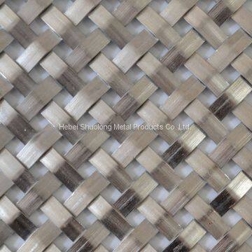 XY-0107 Aluminum Flat Woven Metal for fire-proof Ceiling