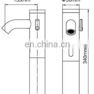 New Arrival Customizing Copper Sensor Automatic Bathroom Faucet photo-3