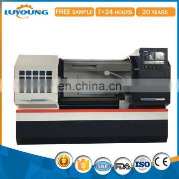 CK6160 china horizontal CNC metal spinning lathe machine