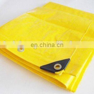 waterproof yellow color pe tarpaulin tarps lonas